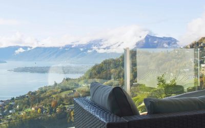 The exclusive Villa La Rocca with a splendid view of Lake Maggiore